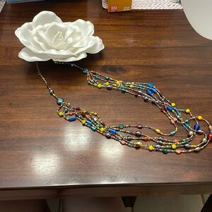Multil-colored layered Necklace